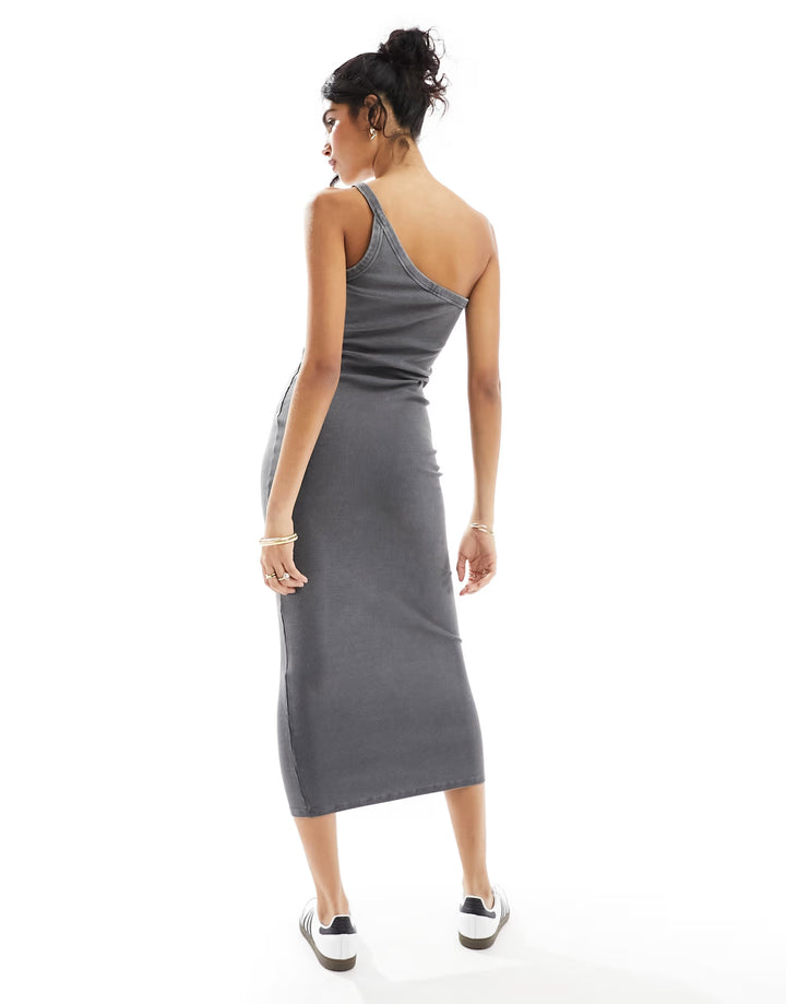 Rochie midi ASOS, gri