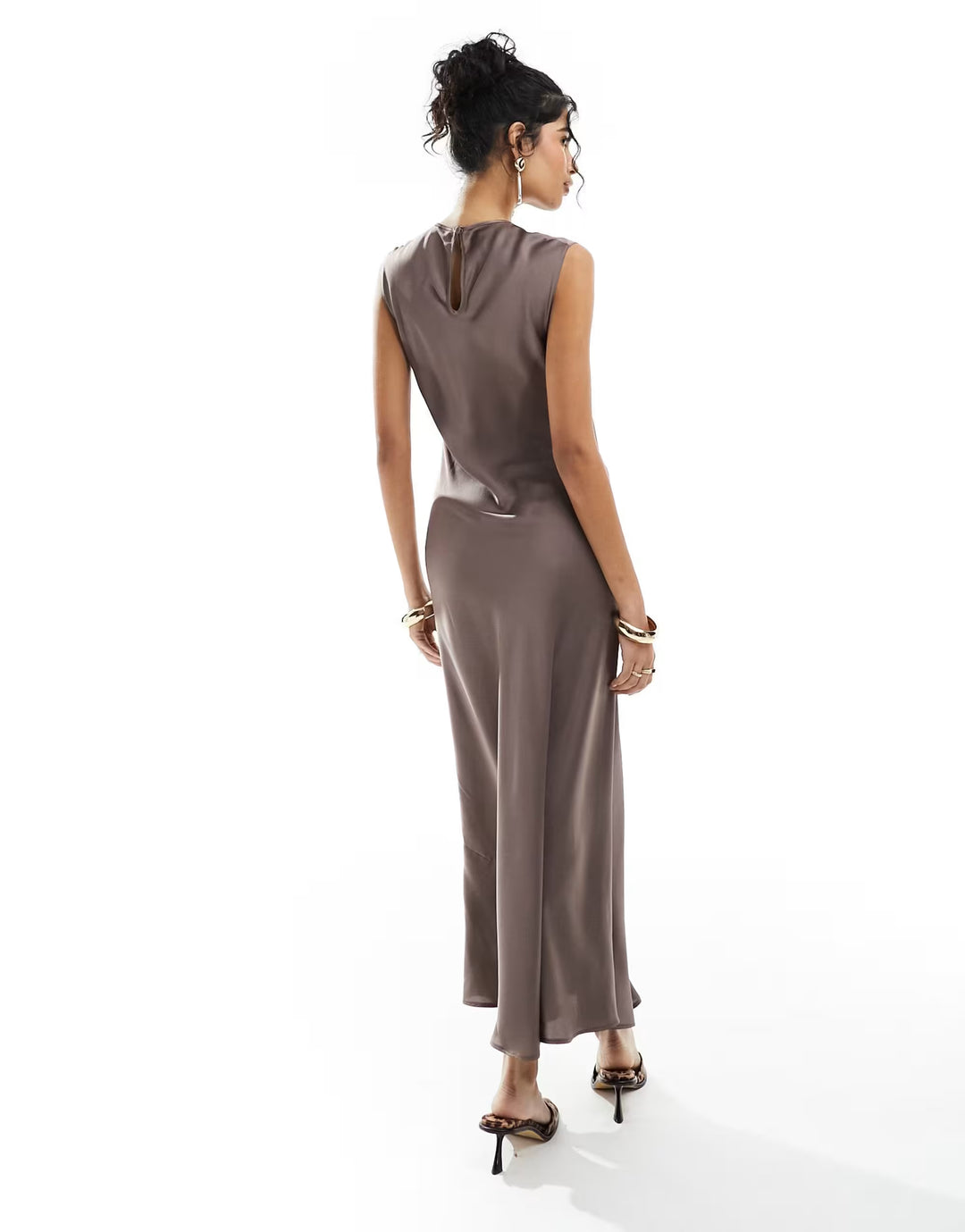 Rochie maxi ASOS, maro