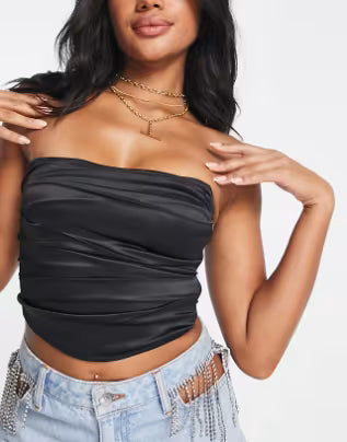 Top ASOS, negru