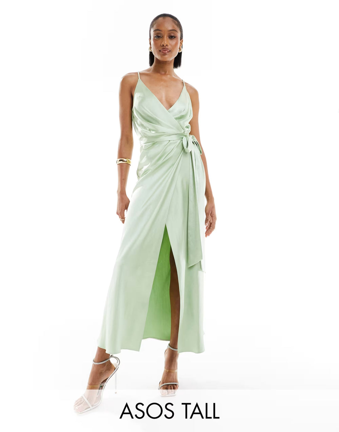 Rochie maxi ASOS, verde