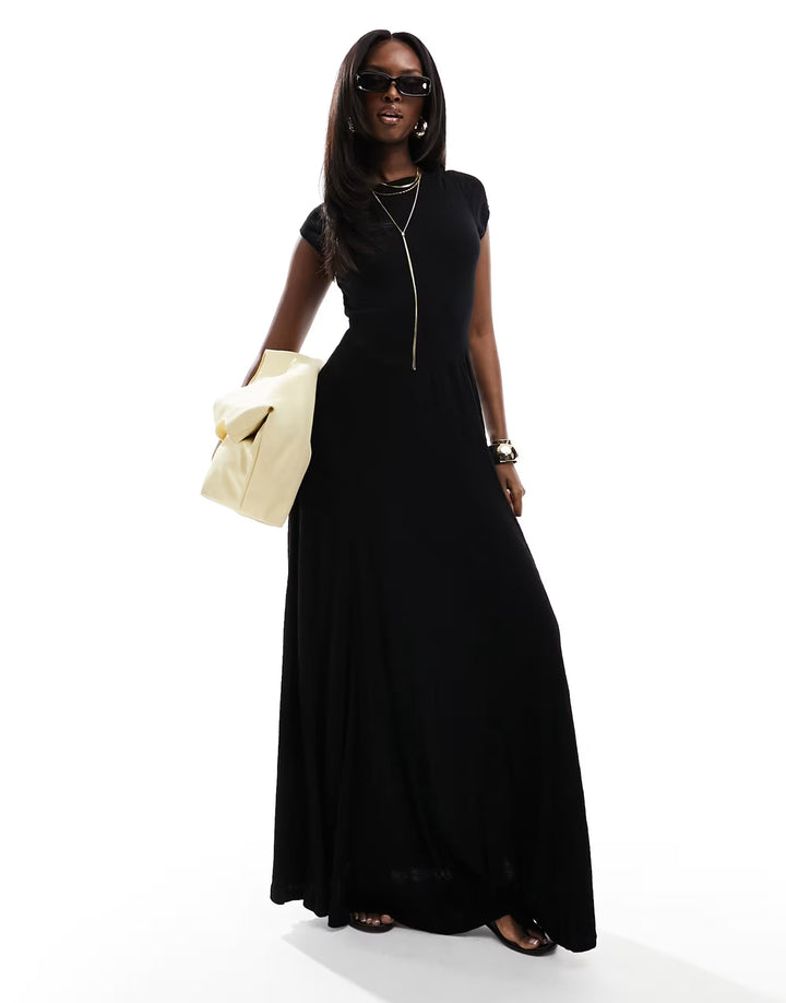 Rochie maxi ASOS, negru
