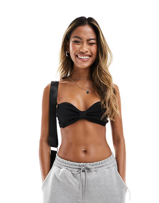 Sutien de baie SHEIN, negru