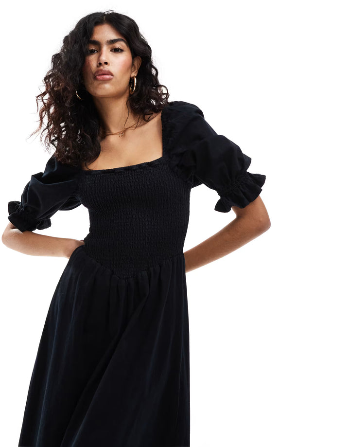 Rochie maxi ASOS, negru
