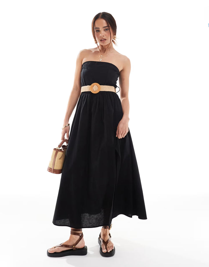 Rochie maxi ASOS, negru