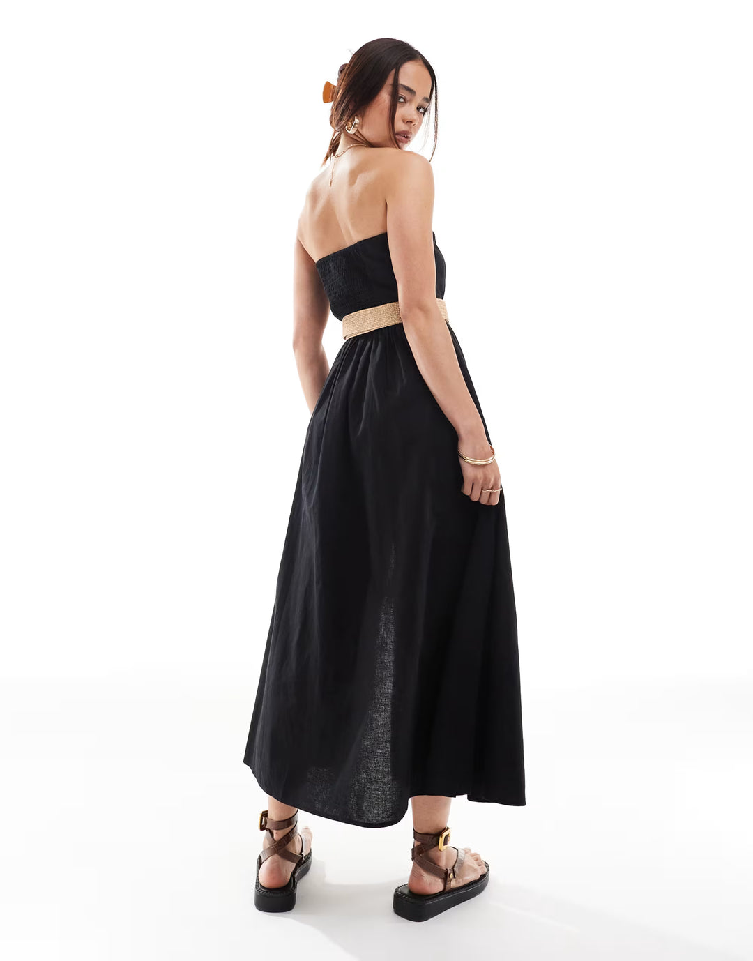 Rochie maxi ASOS, negru