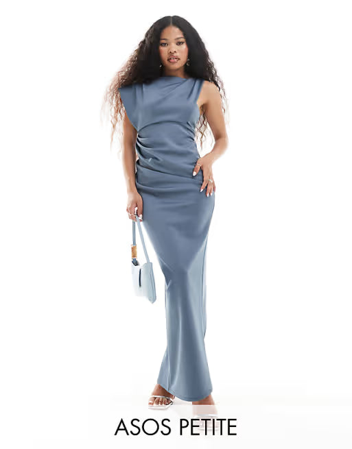 Rochie maxi ASOS, albastru