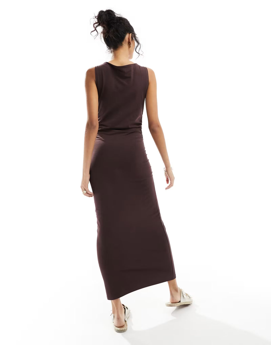 Rochie maxi ASOS, maro