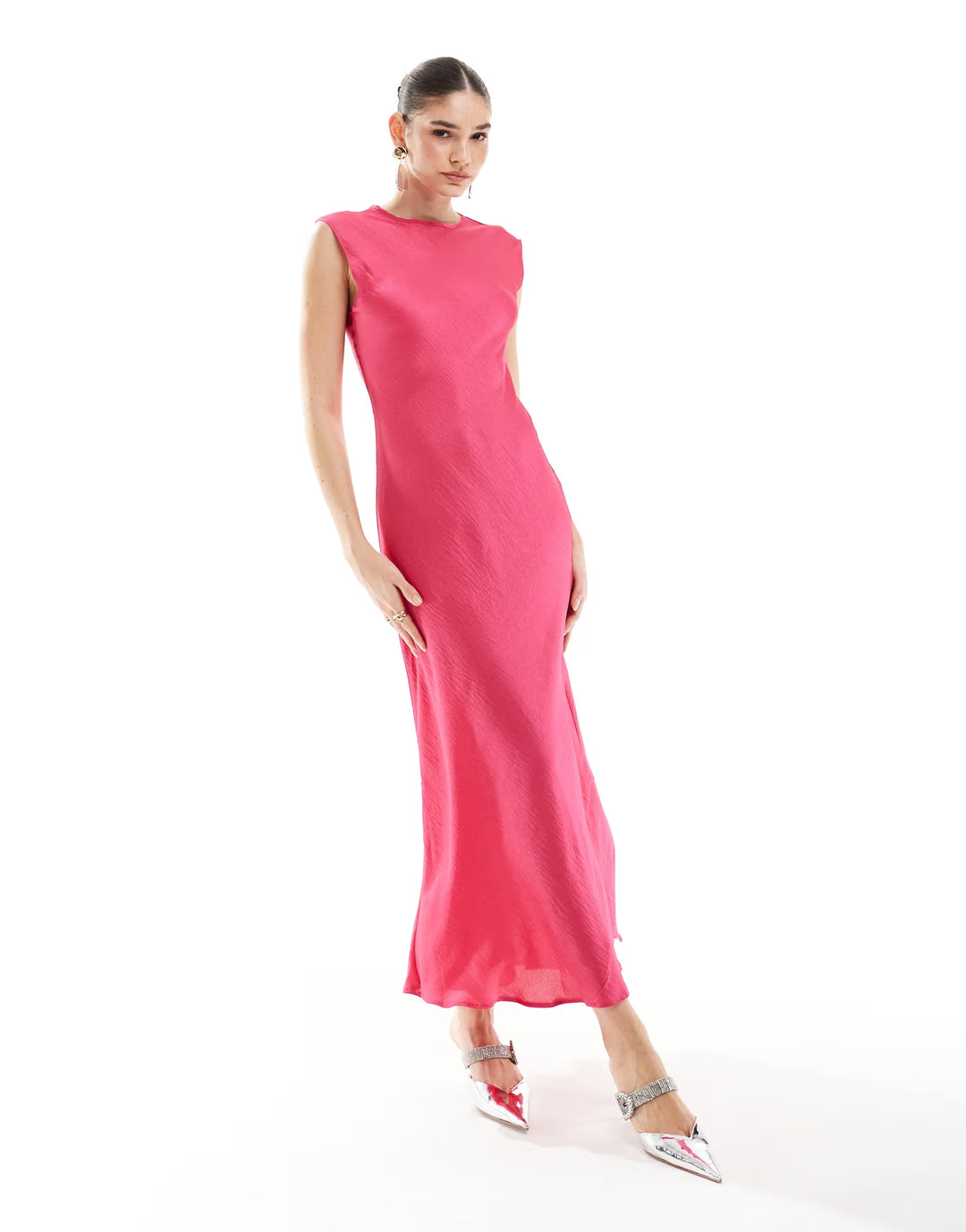 Rochie maxi ASOS, roz