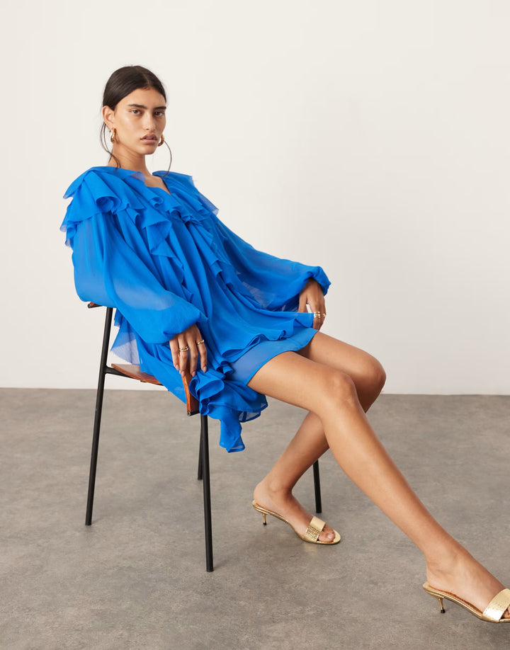 Rochie mini ASOS, albastru