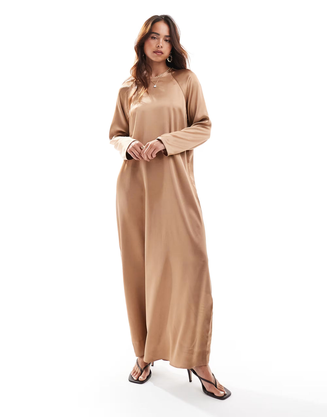 Rochie maxi ASOS, maro