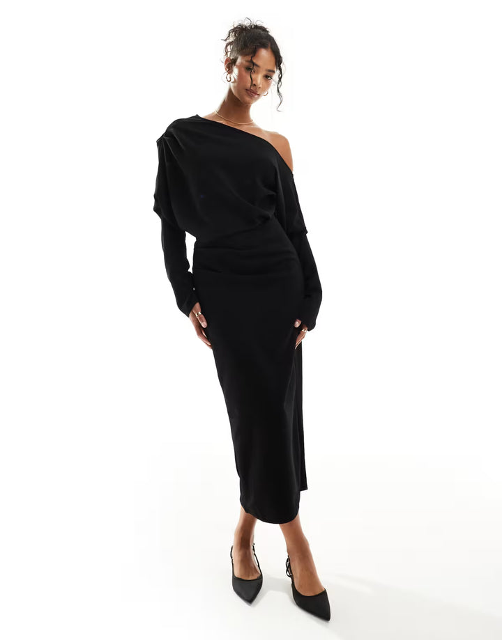 Rochie maxi ASOS, negru