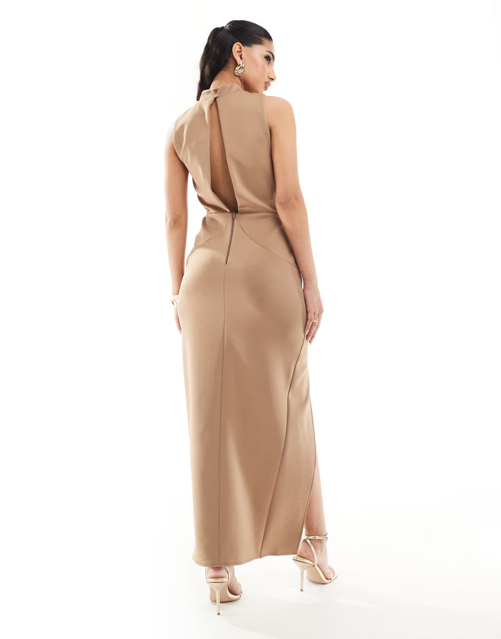 Rochie maxi ASOS, maro