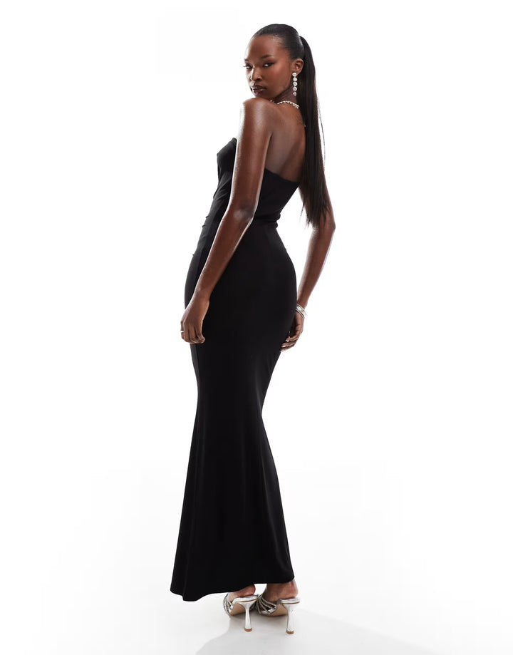 Rochie maxi ASOS, negru