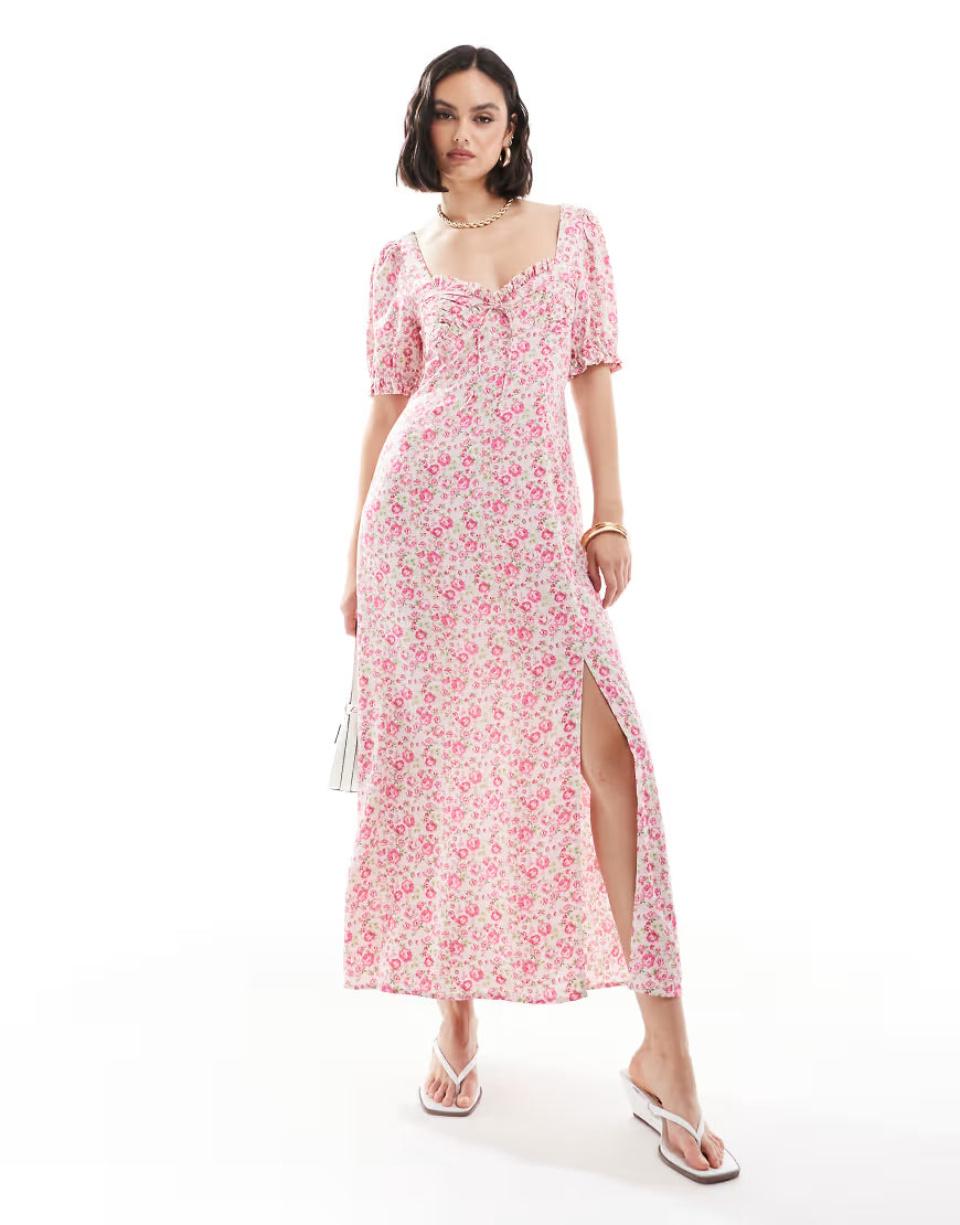 ASOS mix-color midi dress