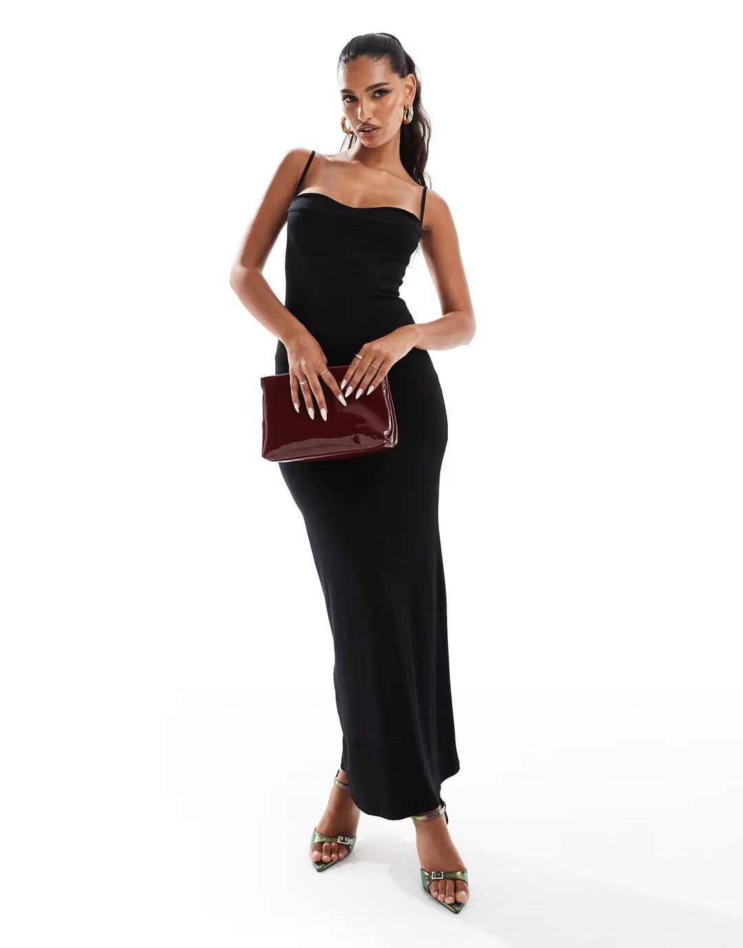 Rochie maxi ASOS, negru