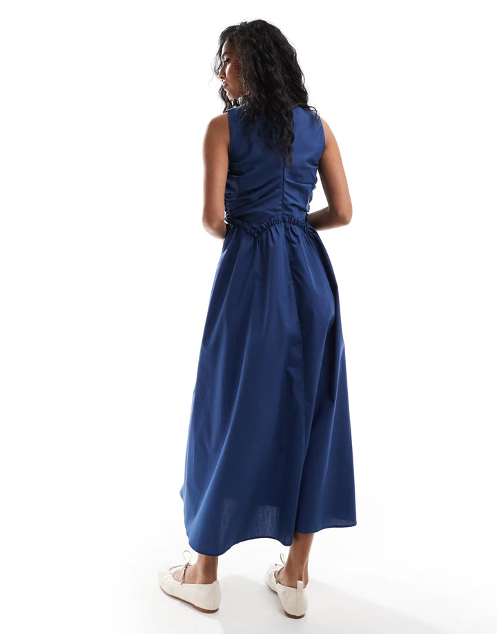Rochie maxi ASOS, albastru
