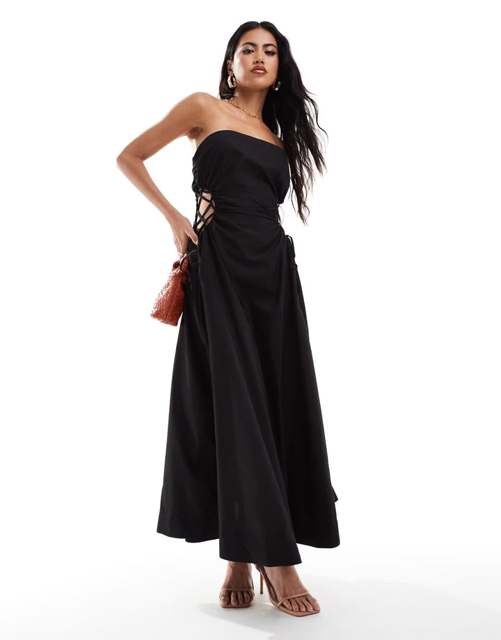 Rochie maxi ASOS, negru