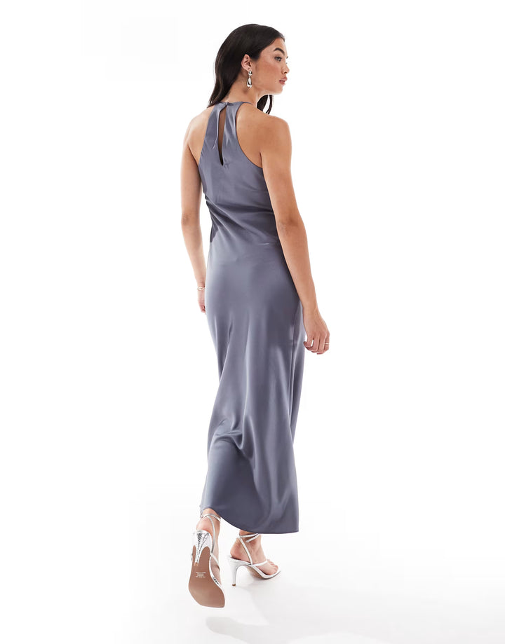Rochie midi ASOS, mov