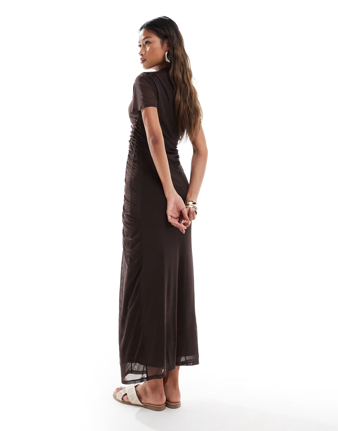 Rochie maxi ASOS, maro