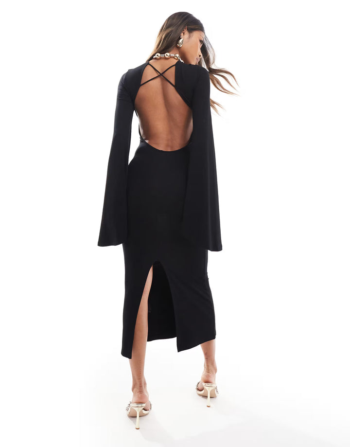 Rochie maxi SHEIN, negru