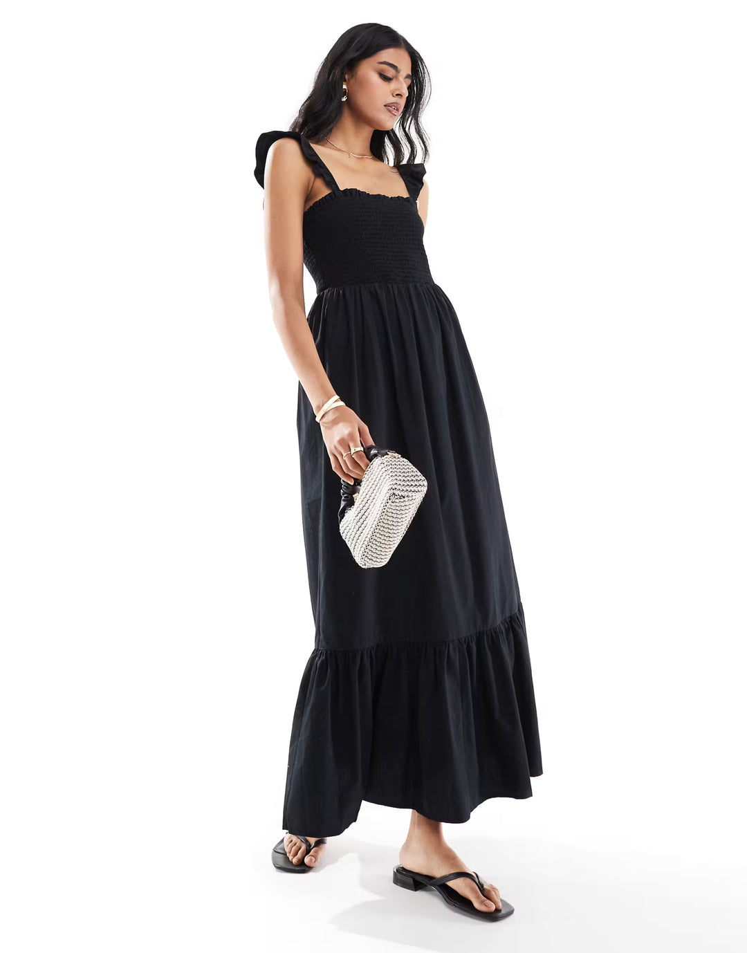Rochie midi MISS SELFRIDGE, negru