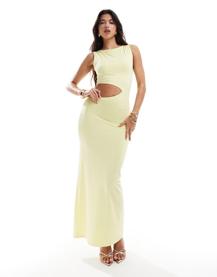 ASOS Maxi ruha, sárga