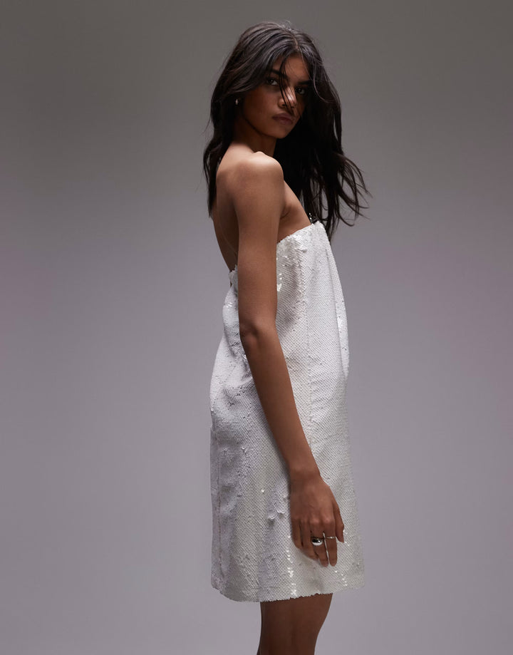 Rochie de ocazie Asos, alb