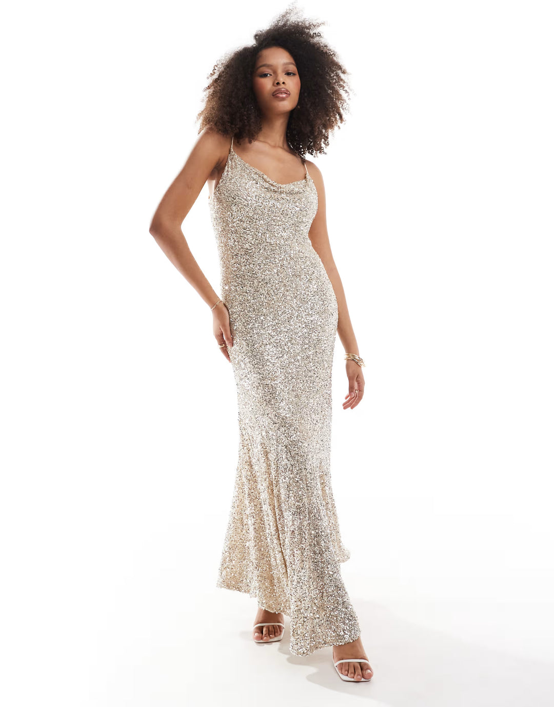 Rochie de ocazie Never Fully Dressed, bej