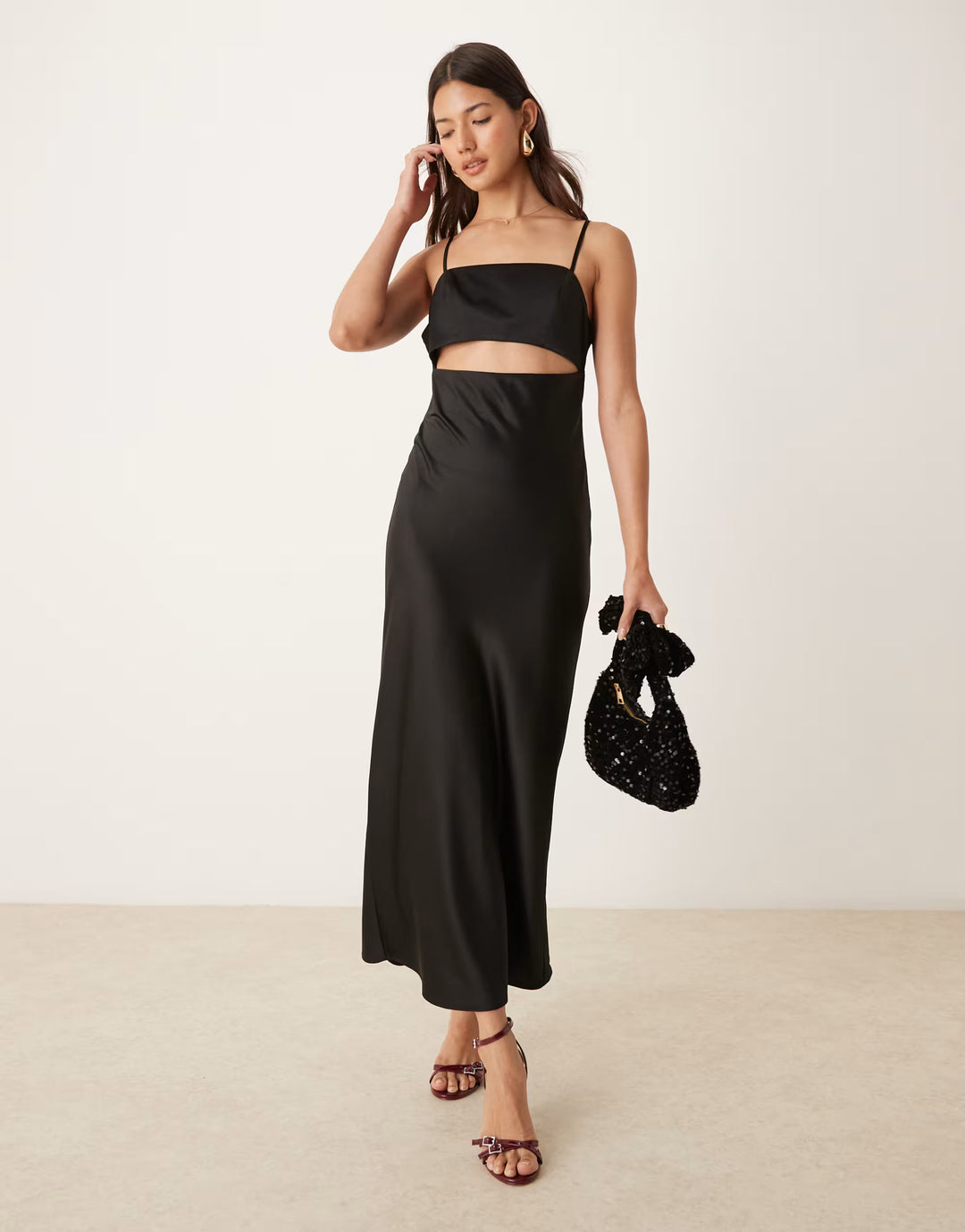 Rochie maxi ASOS, negru