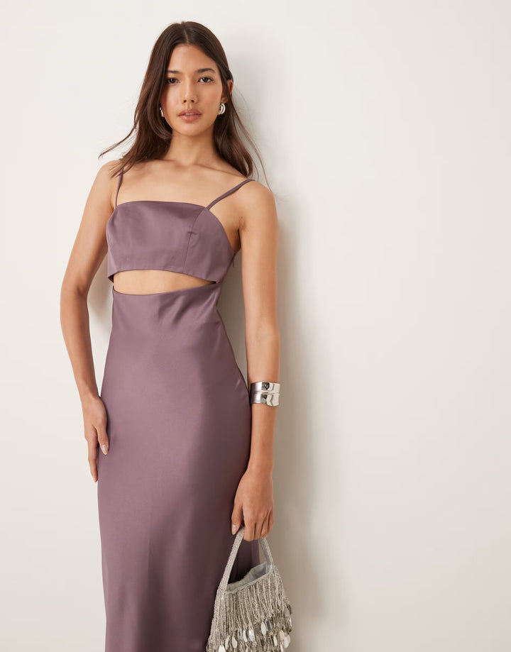 Rochie  midi ASOS, mov