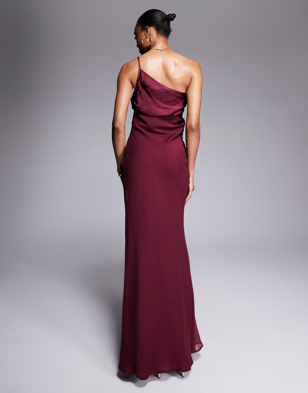 ASOS maxi ruha, bordó