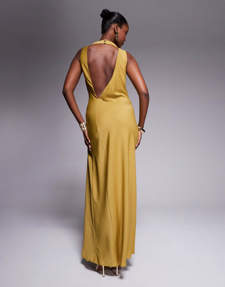 Rochie maxi ASOS, galben