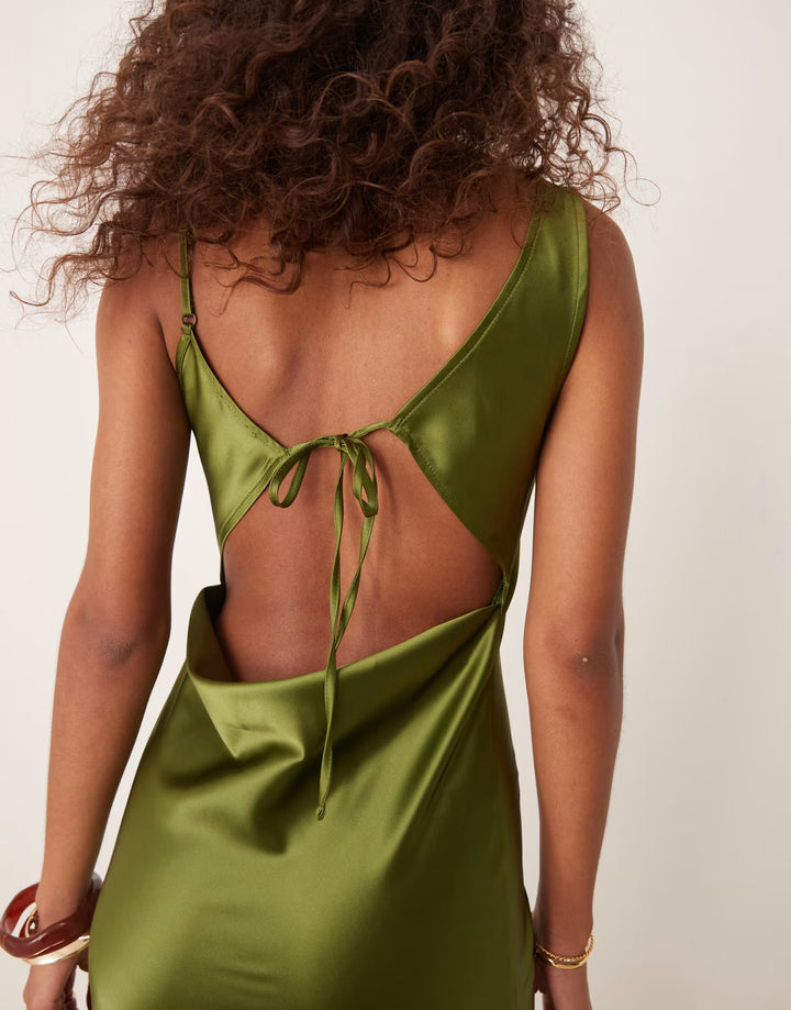 ASOS maxi ruha, zöld
