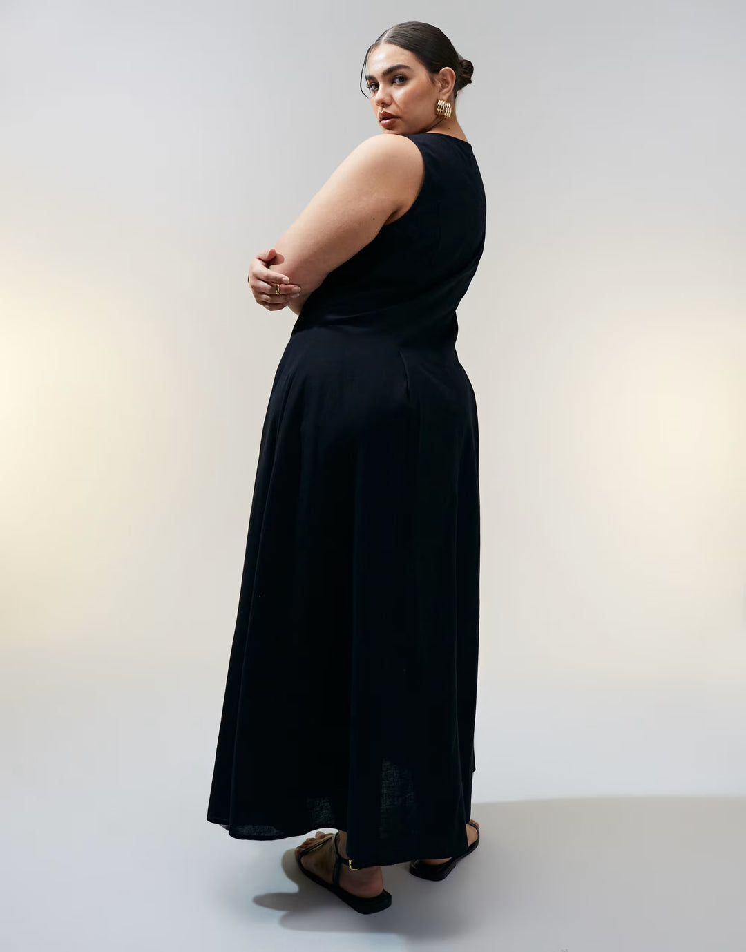 Rochie maxi ASOS, negru