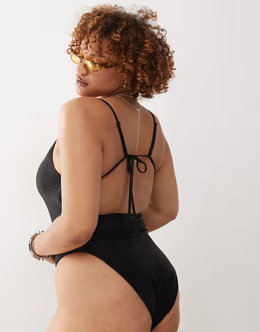 Costum de baie COLLUSION, negru