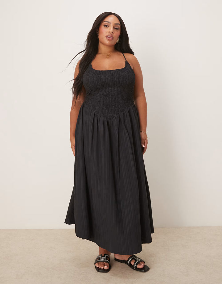 ASOS maxiruha, fekete