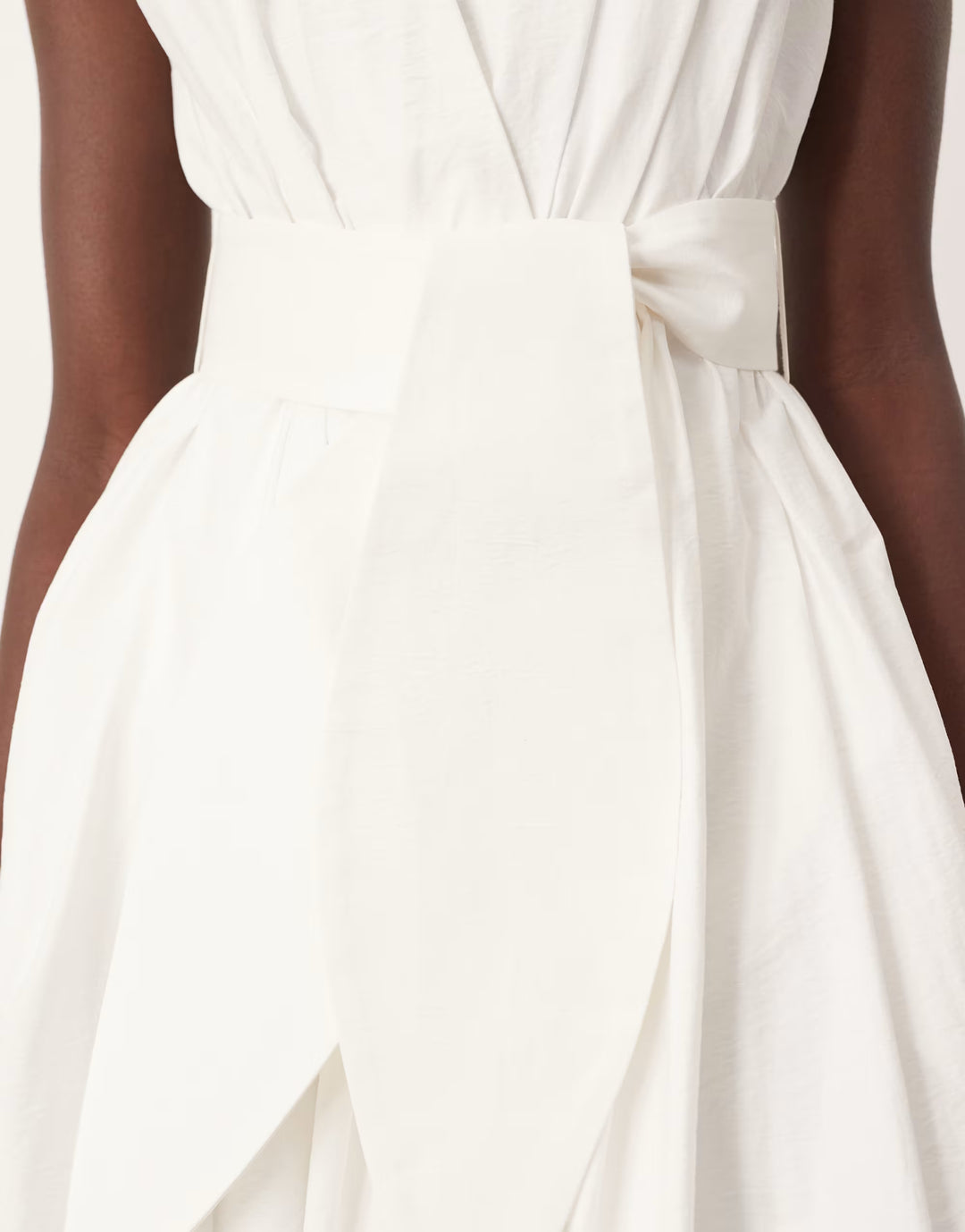 ASOS midi ruha, fehér