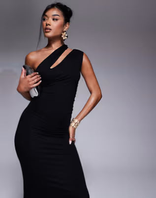Rochie maxi ASOS, negru