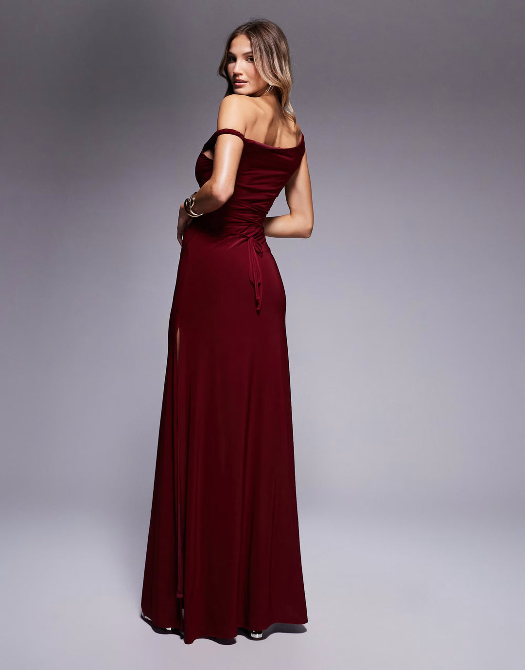 ASOS Maxi Dress, burgundy