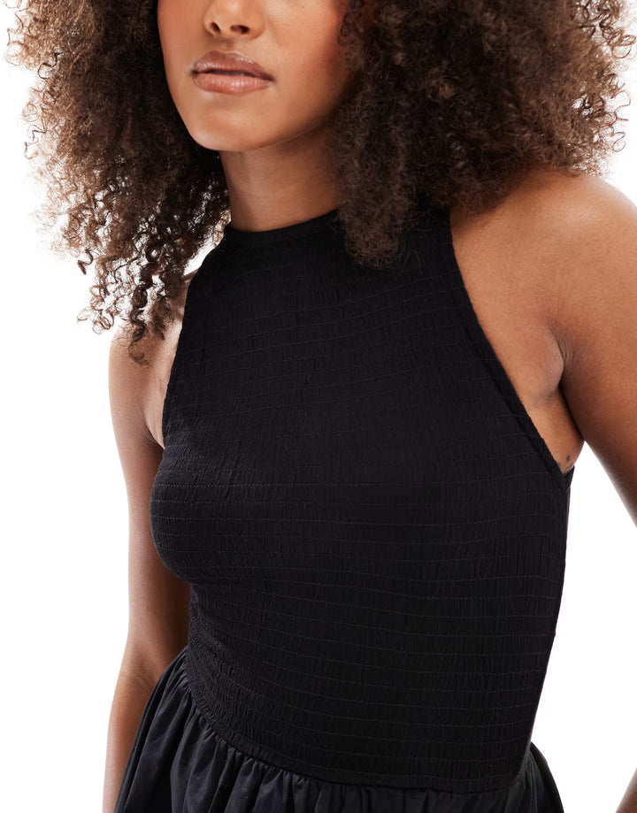 Rochie midi ASOS, negru