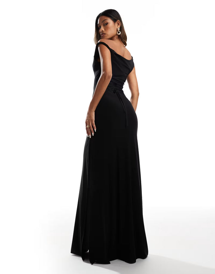 ASOS maxi ruha, fekete
