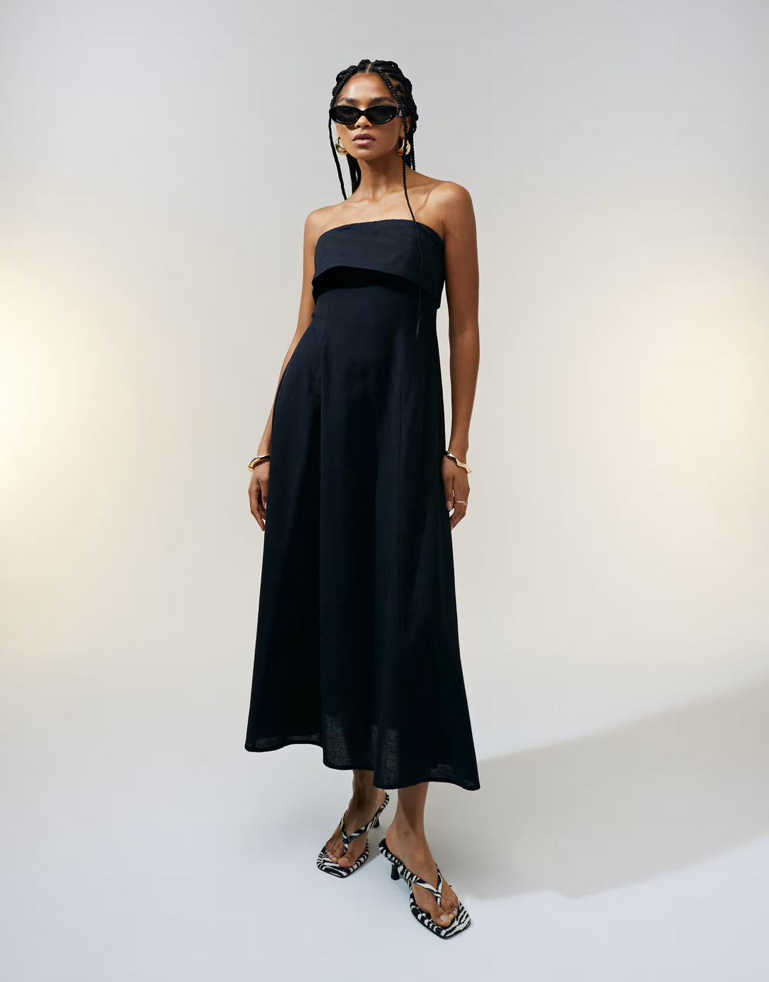 Rochie maxi ASOS, negru