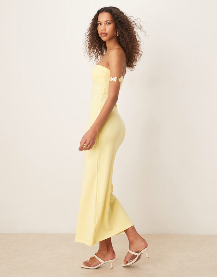 Rochie maxi  ASOS, galben