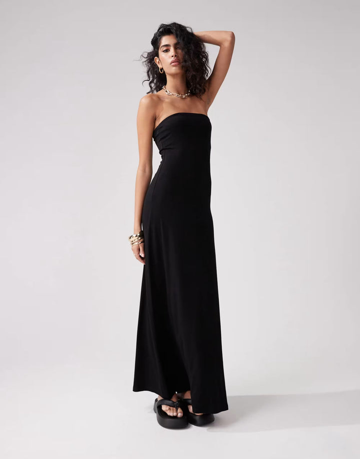 Rochie maxi ASOS, negru