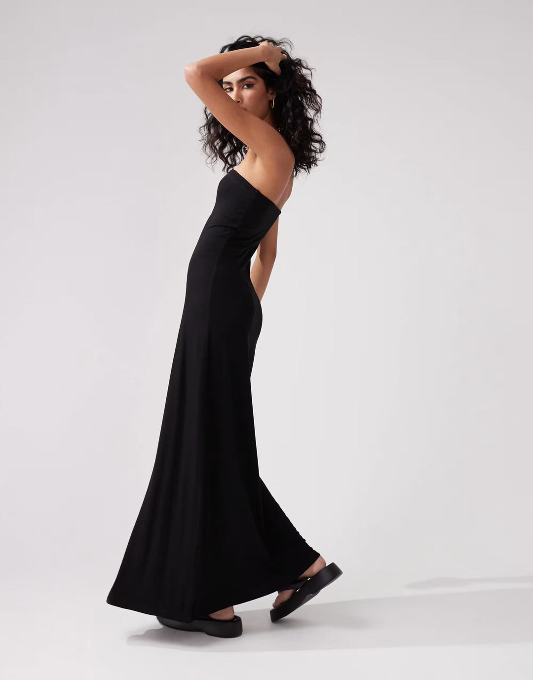 Rochie maxi ASOS, negru