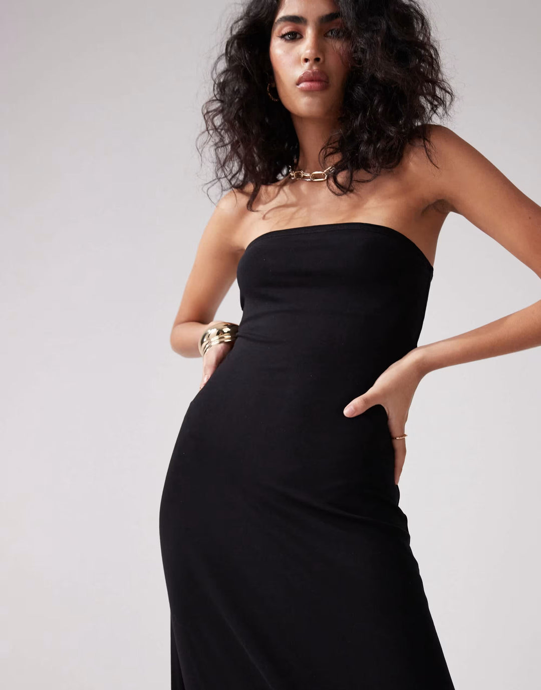 Rochie maxi ASOS, negru