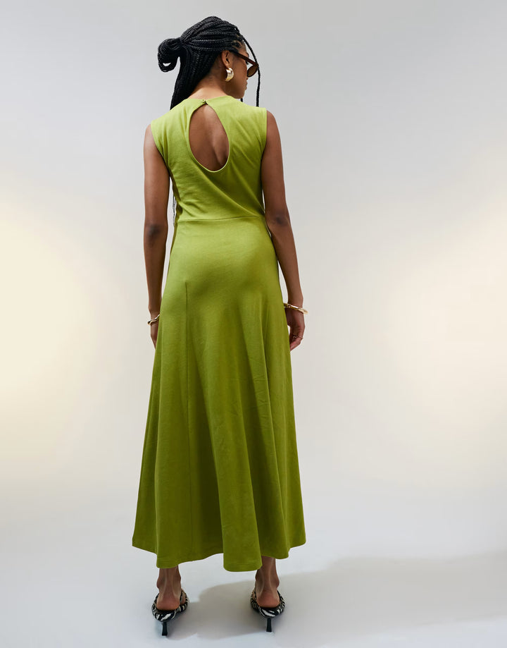 Rochie maxi ASOS, verde