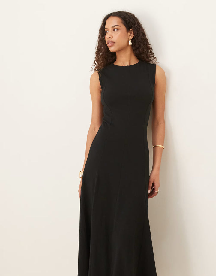 Rochie maxi ASOS, negru