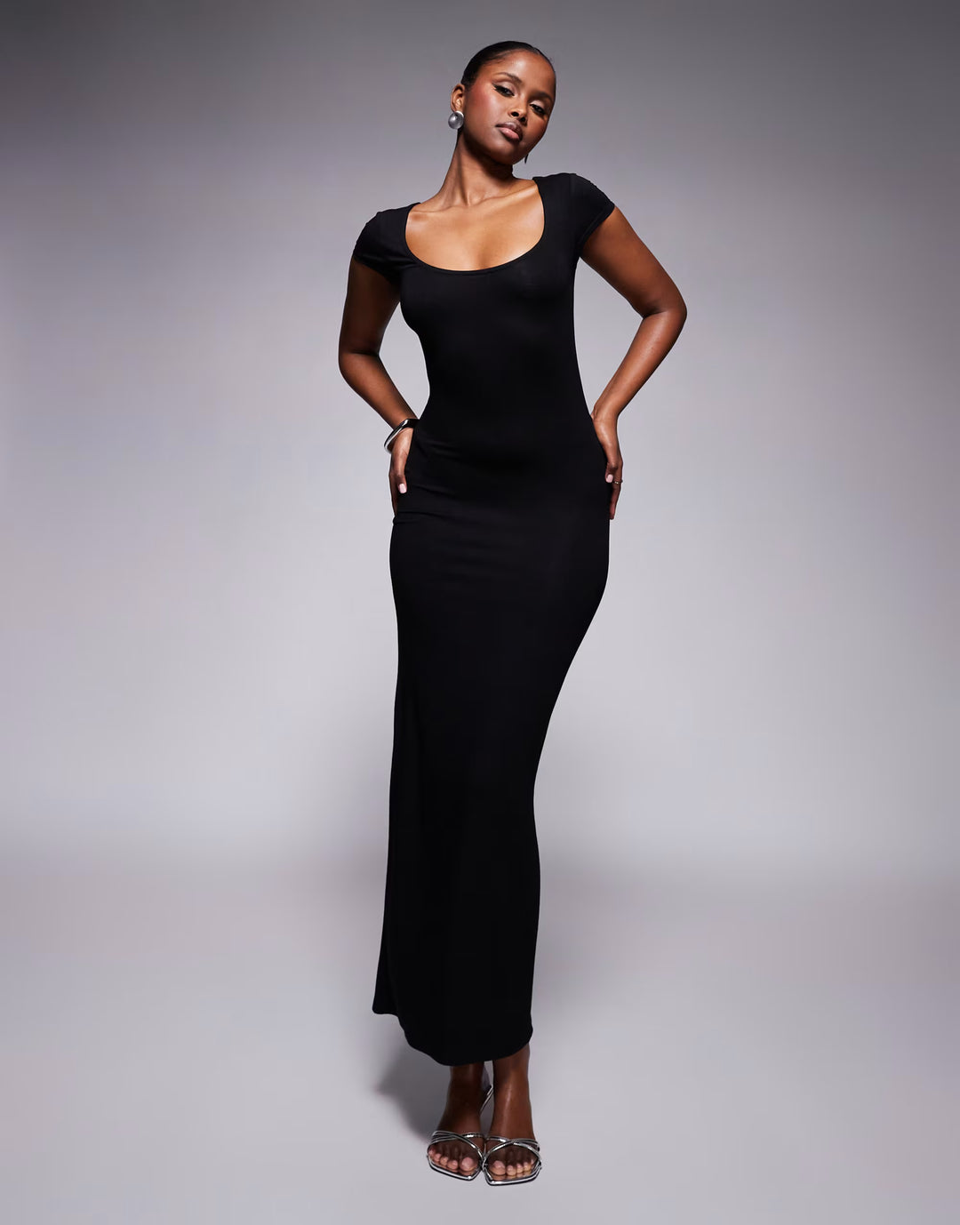 Rochie maxi ASOS, negru
