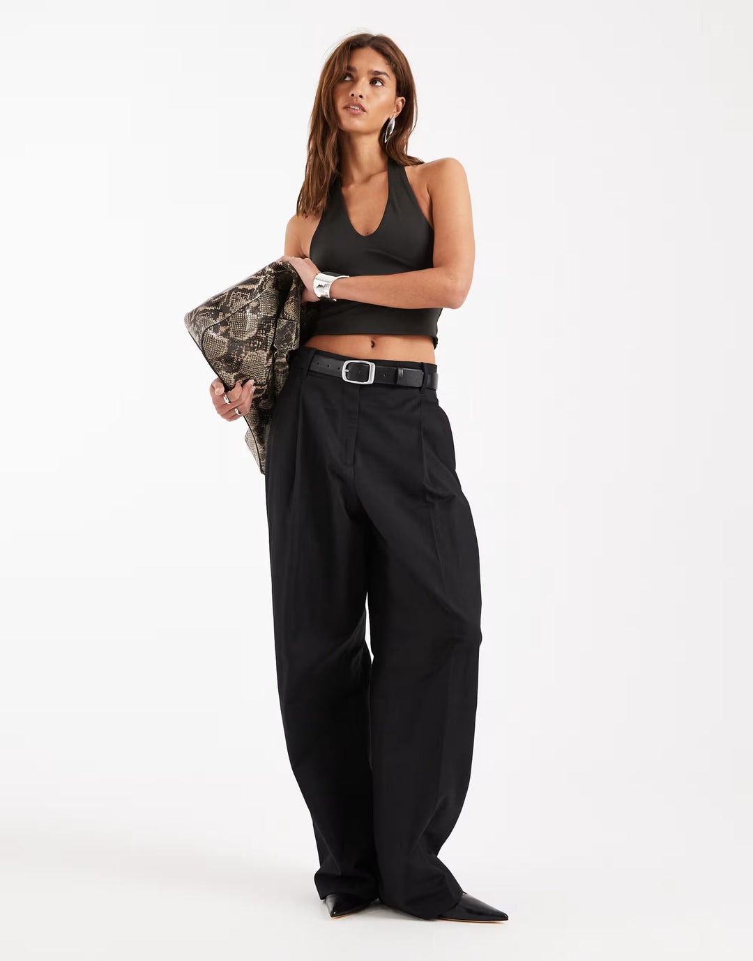 Top ASOS, negru